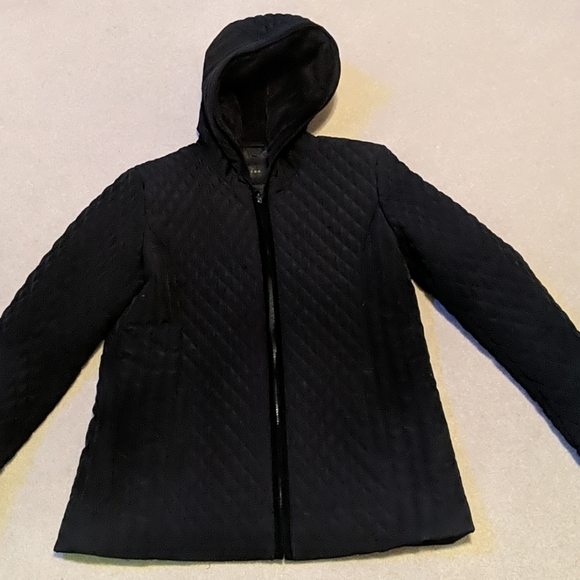 Braetan black winter hoodie coat - Picture 1 of 8